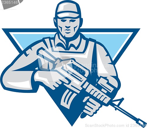 Image of American Soldier Assault Rifle Retro