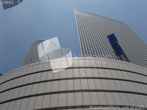 Image of Azrieli towers, Tel Aviv, Israel