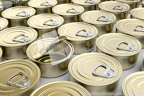 Image of Tin cans