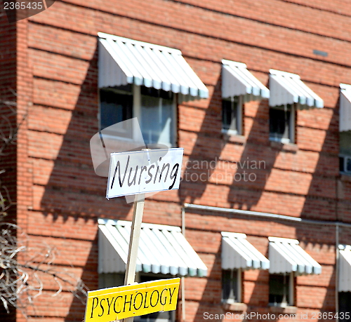 Image of Nursing, psychology job fair.