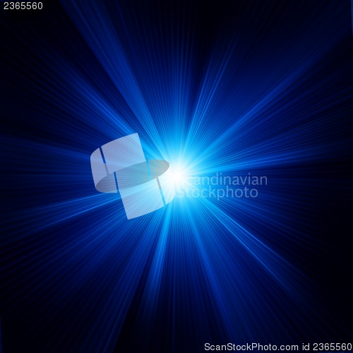 Image of Blue color design with a burst. EPS 8