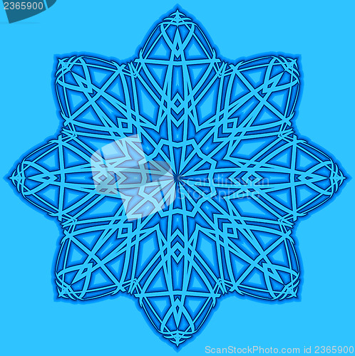 Image of Blue background with abstract shape