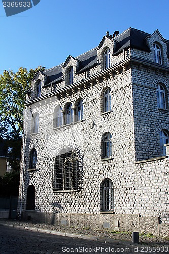 Image of Old house in Montmarte alley. Paris