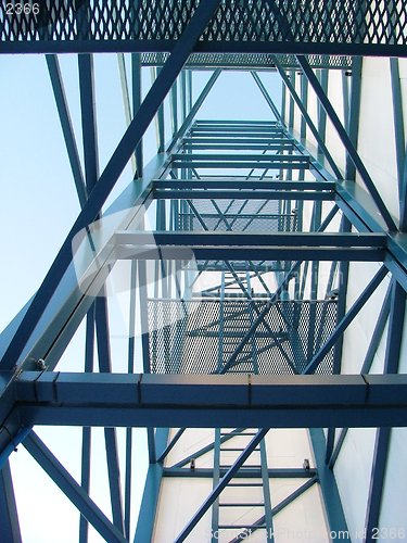 Image of photo of metal structure