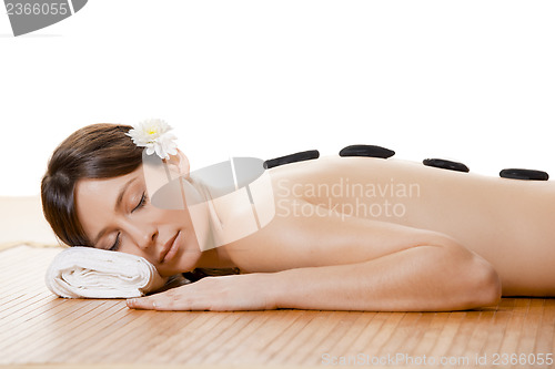 Image of Girl on a Spa