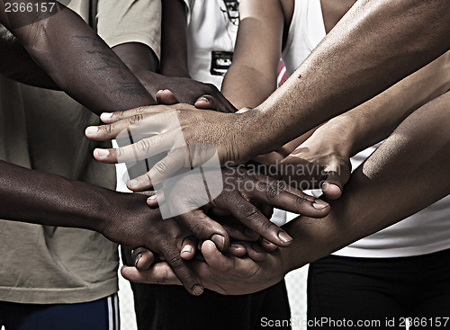 Image of Hands together in union