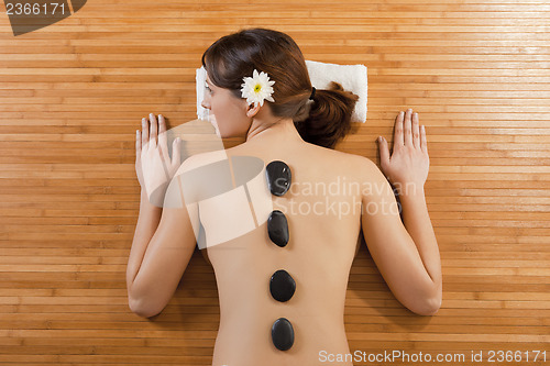 Image of Girl getting a spa treatment