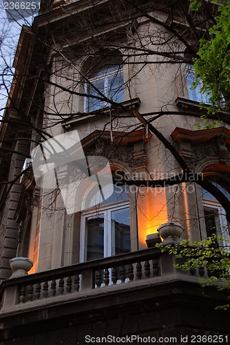 Image of Evening building in Belgrade