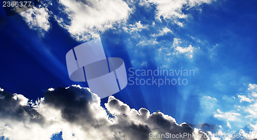 Image of Rays og light