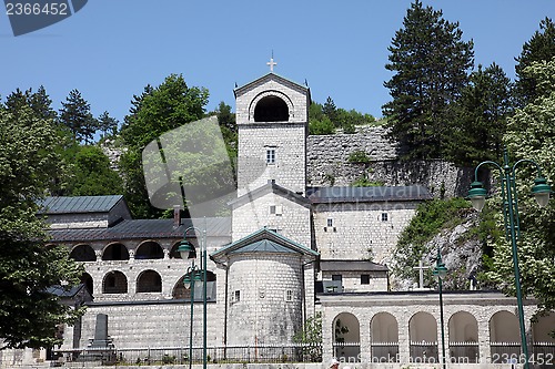 Image of Orthodox monastery in Cetinje, Montenegro