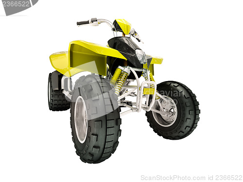 Image of Quad bike isolated