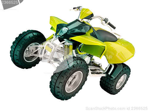 Image of Quad bike isolated