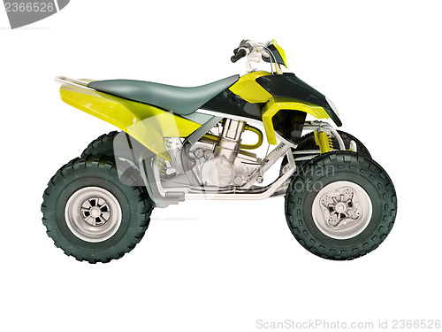 Image of Quad bike isolated