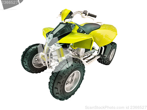 Image of Quad bike isolated