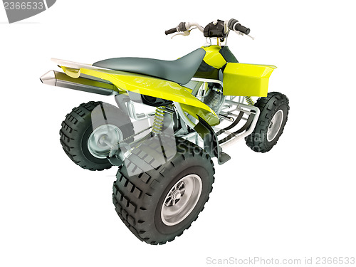 Image of Quad bike isolated