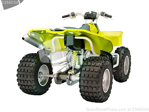 Image of Quad bike isolated