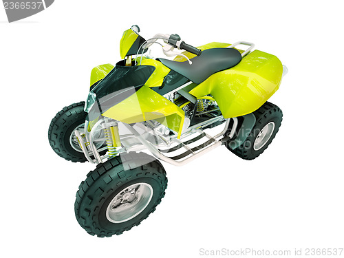 Image of Quad bike isolated