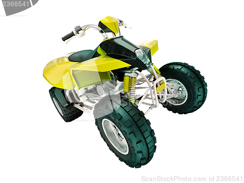 Image of Quad bike isolated