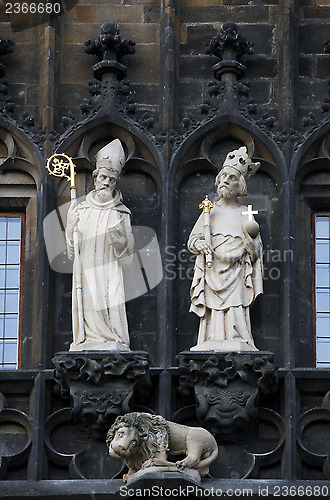 Image of Saint Adalbert and Saint Sigismond, Old Town Bridge Tower, Prague