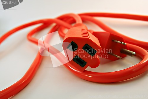 Image of Orange Electrical Cord