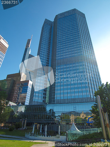 Image of European Central Bank in Frankfurt