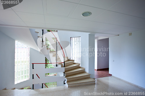 Image of entrance hall with stairs