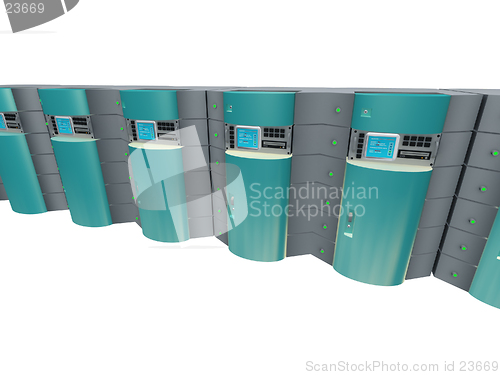 Image of 3d servers