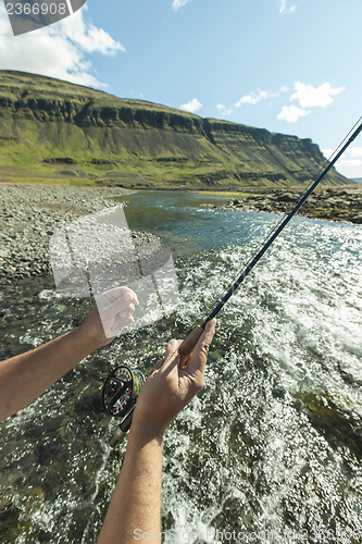 Image of Flyfisherman close-up