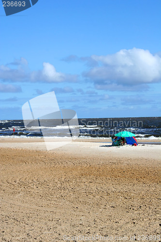 Image of Beach with tent