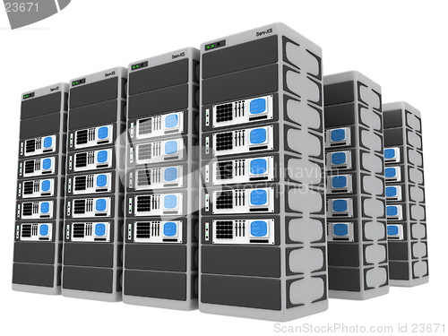 Image of 3d servers