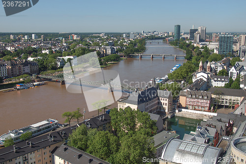 Image of Aerial view of Frankfurt