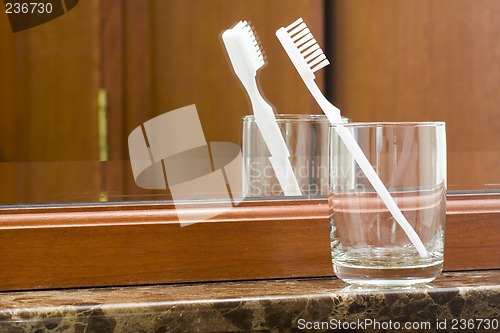 Image of Toothbrush in a glass

