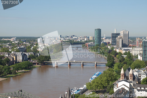 Image of Aerial view of Frankfurt