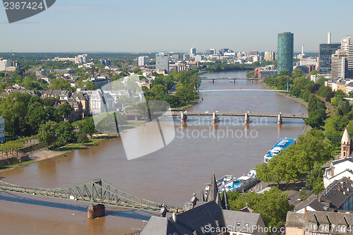 Image of Aerial view of Frankfurt