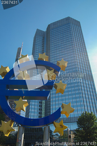 Image of European Central Bank in Frankfurt