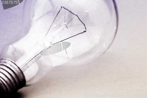 Image of Background with lit lightbulb