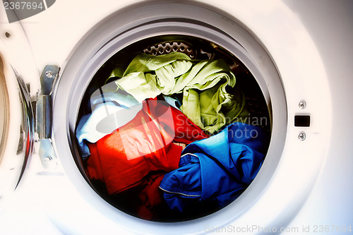 Image of Clothes in laundry