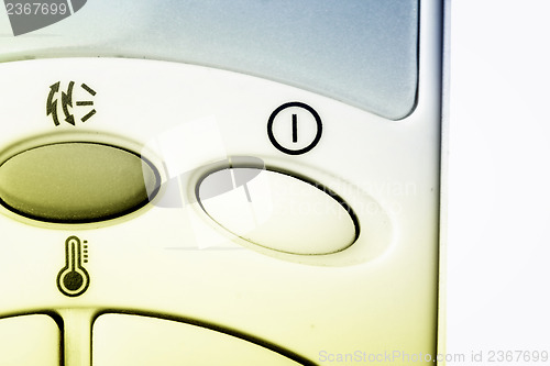 Image of Remote buttons.