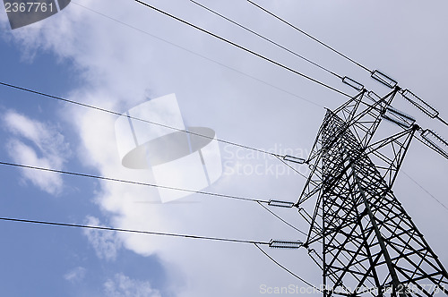 Image of High voltage power line