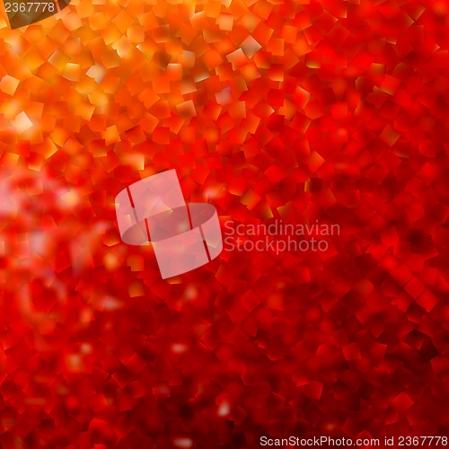 Image of Square pattern in red and orange colors. EPS 10