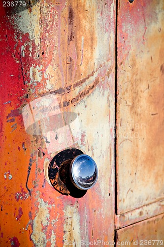 Image of gas cap grunge abstract