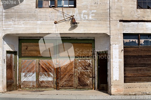 Image of old abandoned garage