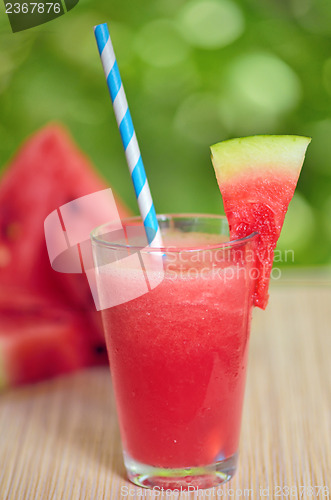 Image of fresh watermelon juice 