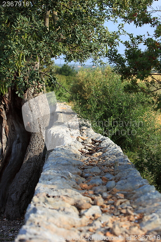 Image of Rustic old stone wall