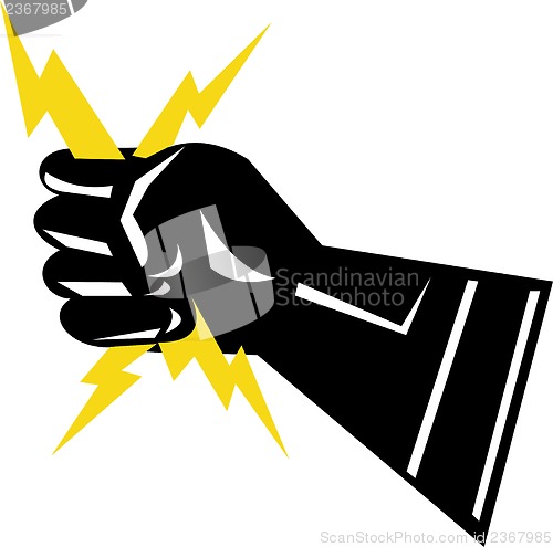 Image of Hand Electricity Power