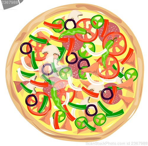 Image of Pizza Pie Retro