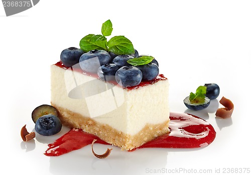 Image of blueberry cheesecake