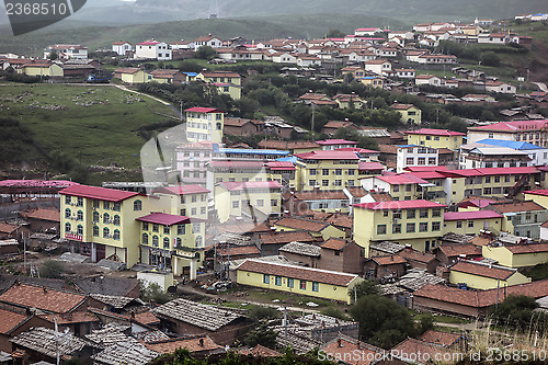 Image of Samll town in the mountain