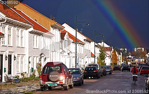 Image of Wooden houses