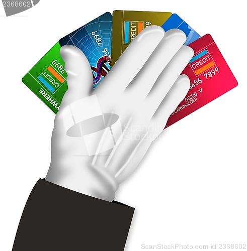 Image of Hand with Credit Card 